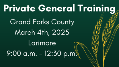 Picture of Grand Forks - March 4, 2025 - Larimore - 9:00 a.m. to 12:30 p.m. - Private General