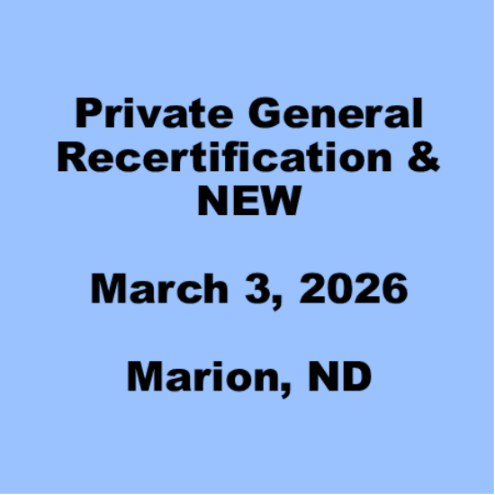 Picture of LaMoure-March 3, 2026-Private General RE-Certification & New Certification